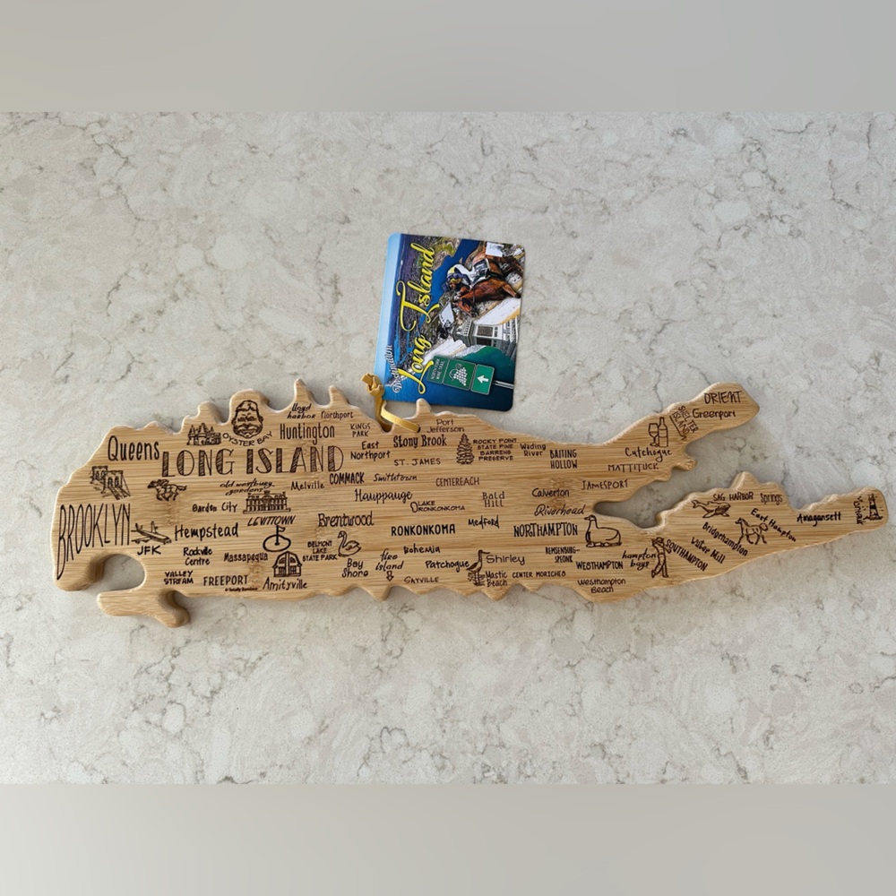“Long Island” Totally Bamboo Laser-Etched Serving/Cutting Board NWT - Picture 4 of 6